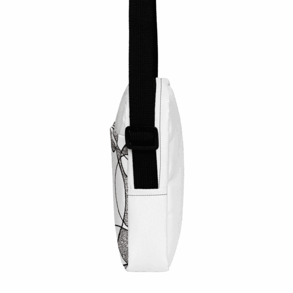 Urban Flow – vízálló crossbody táska geometrikus grafikával - Image 11