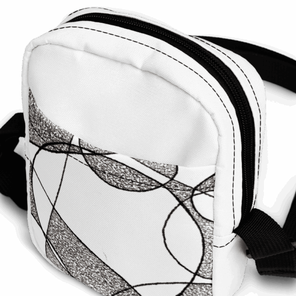 Urban Flow – vízálló crossbody táska geometrikus grafikával - Image 6