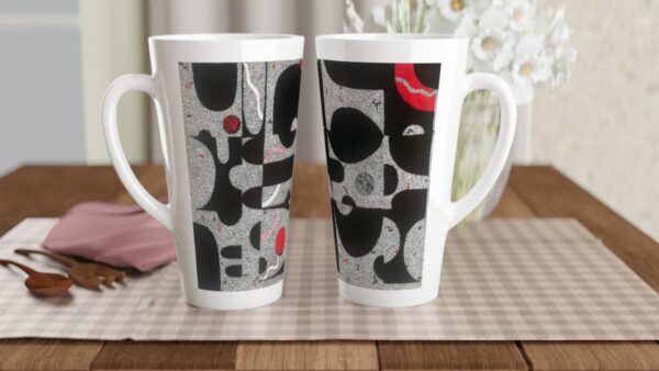 Latte Love - kedvenc reggeli lattéd kedvenc geometrikus bögréje - Image 5
