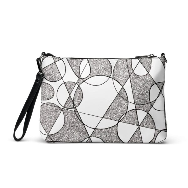 Geometric Chic – crossbody válltáska egyedi grafikával - Image 5