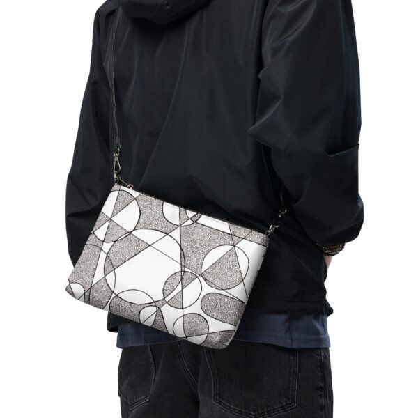 Geometric Chic – crossbody válltáska egyedi grafikával - Image 13