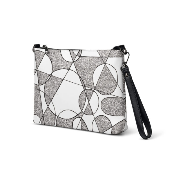 Geometric Chic – crossbody válltáska egyedi grafikával - Image 3
